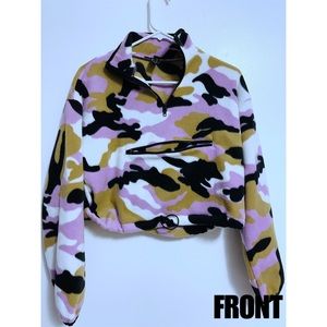 ✅CHEAPEST✅ Cropped Urban Camo Quarter Zip